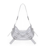 Borsa a spalla Y2K.001 FBBP70001LAM -ARGENTO/NICKEL BIASIA 