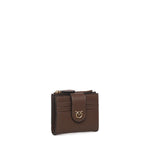 Portafoglio zip-around in nappa 103610 A0F1L74Q PINKO 