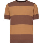 T-shirt a righe con logo K35129 0876 SUN 68 