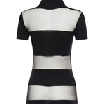 Polo a righe COPJS115F5028 BLACK COPERNI 