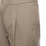 Pantaloni in cotone con pinces PT005V2 BEI BONSAI 