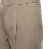 Pantaloni in cotone con pinces PT005V2 BEI BONSAI 