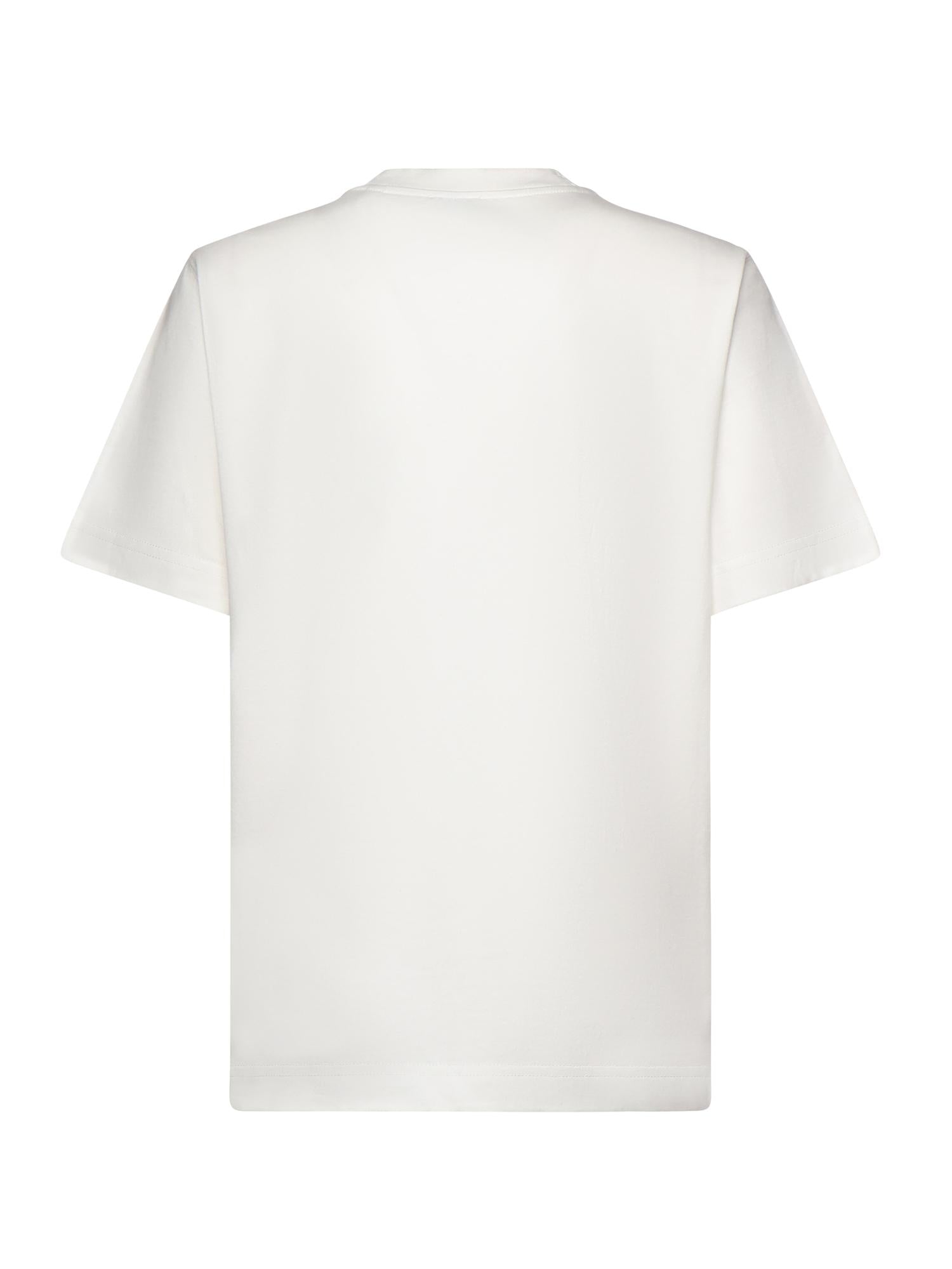 T-shirt in cotone con logo 8118971 B7078 BURBERRY 