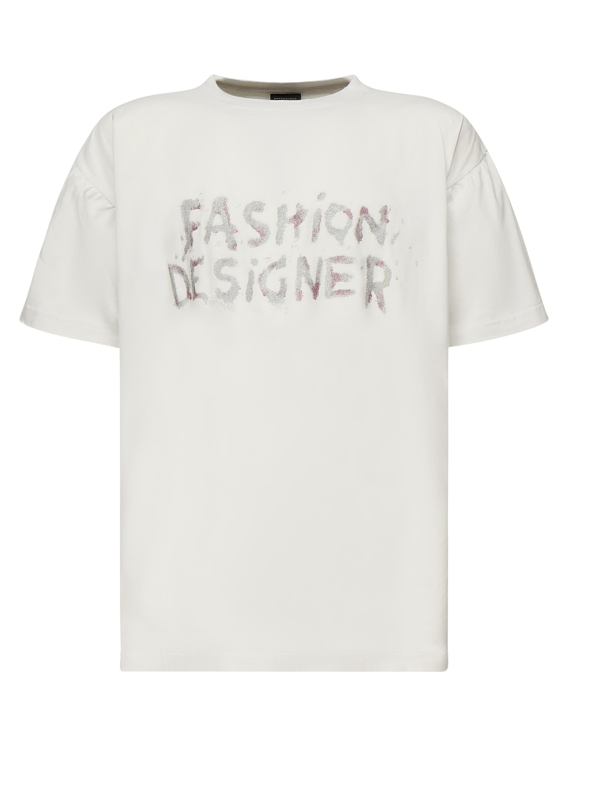 T-shirt con stampa<BR/> 824285 TSVC59012 BALENCIAGA 