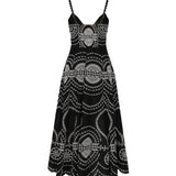 Vestito lungo Catta 254612 BLACK NELUM CHARO RUIZ 
