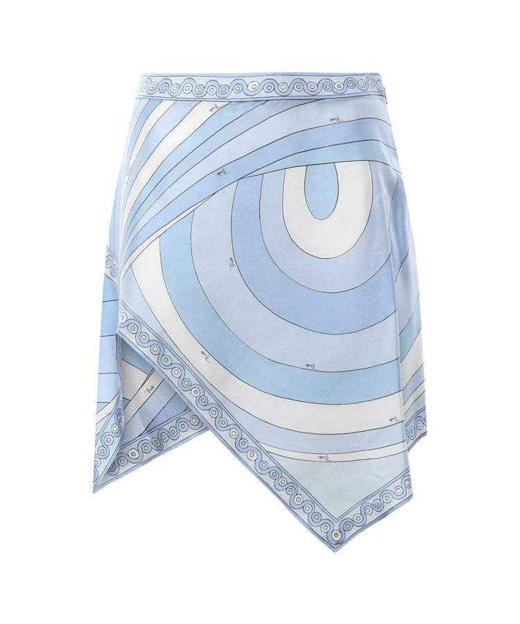 Gonna foulard in seta con stampa Iride 6HRV87 6H756012 PUCCI 