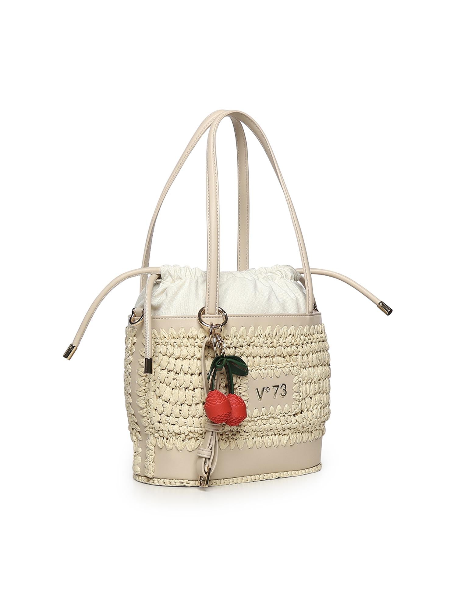 Borsa Alisya con logo 73BS9M303 ALISYAOFF WHITE V° 73 