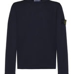 Maglione in cotone e nylon con logo<BR/> L1S155100052 S00B0V0020 STONE ISLAND 