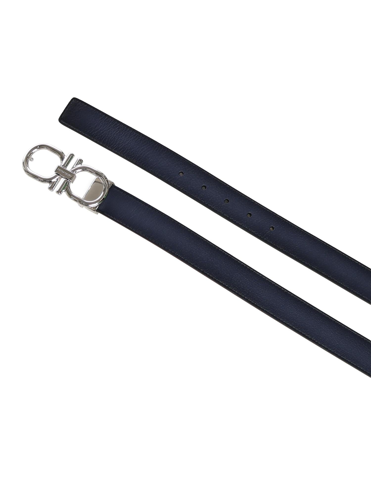 Cintura Gancini in pelle 670642 790942001 FERRAGAMO 