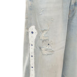 Jeans larghi con borchie AMBMJE1011 543 AMIRI 