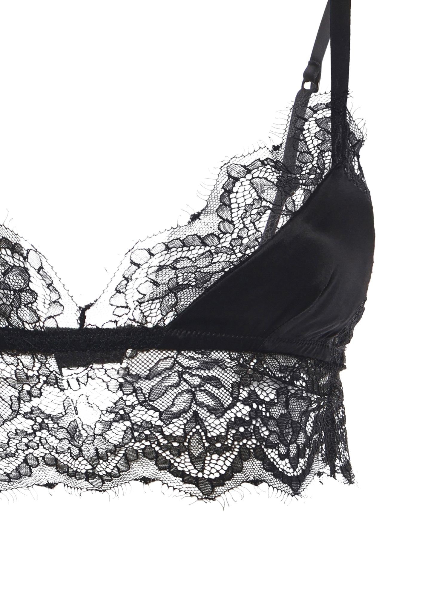 Reggiseno bralette soft cup in raso di seta O1C58T FUAD8N0000 DOLCE & GABBANA 