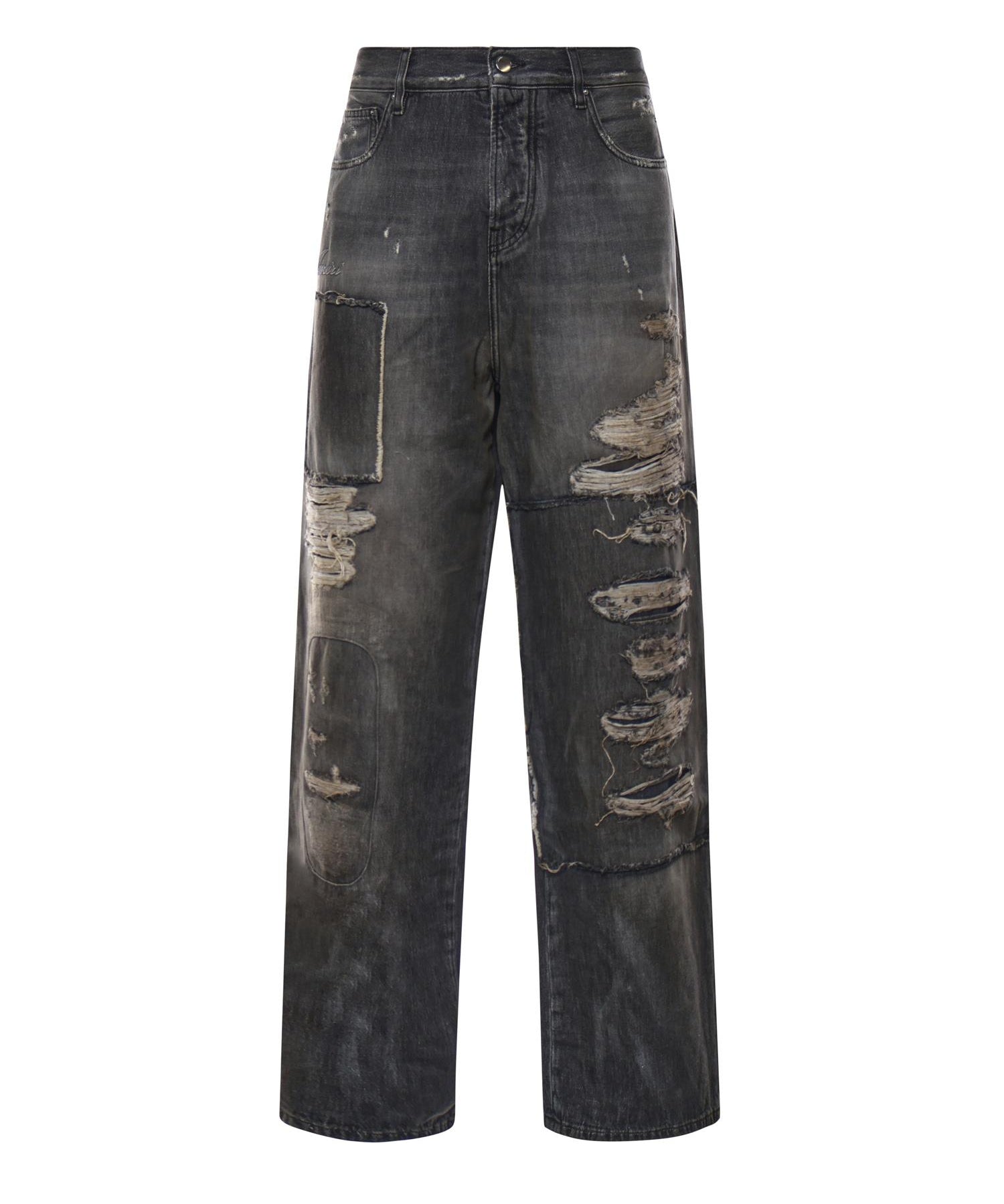 Jeans baggy Carpenter Repaired AMBMJE1006 680 AMIRI 