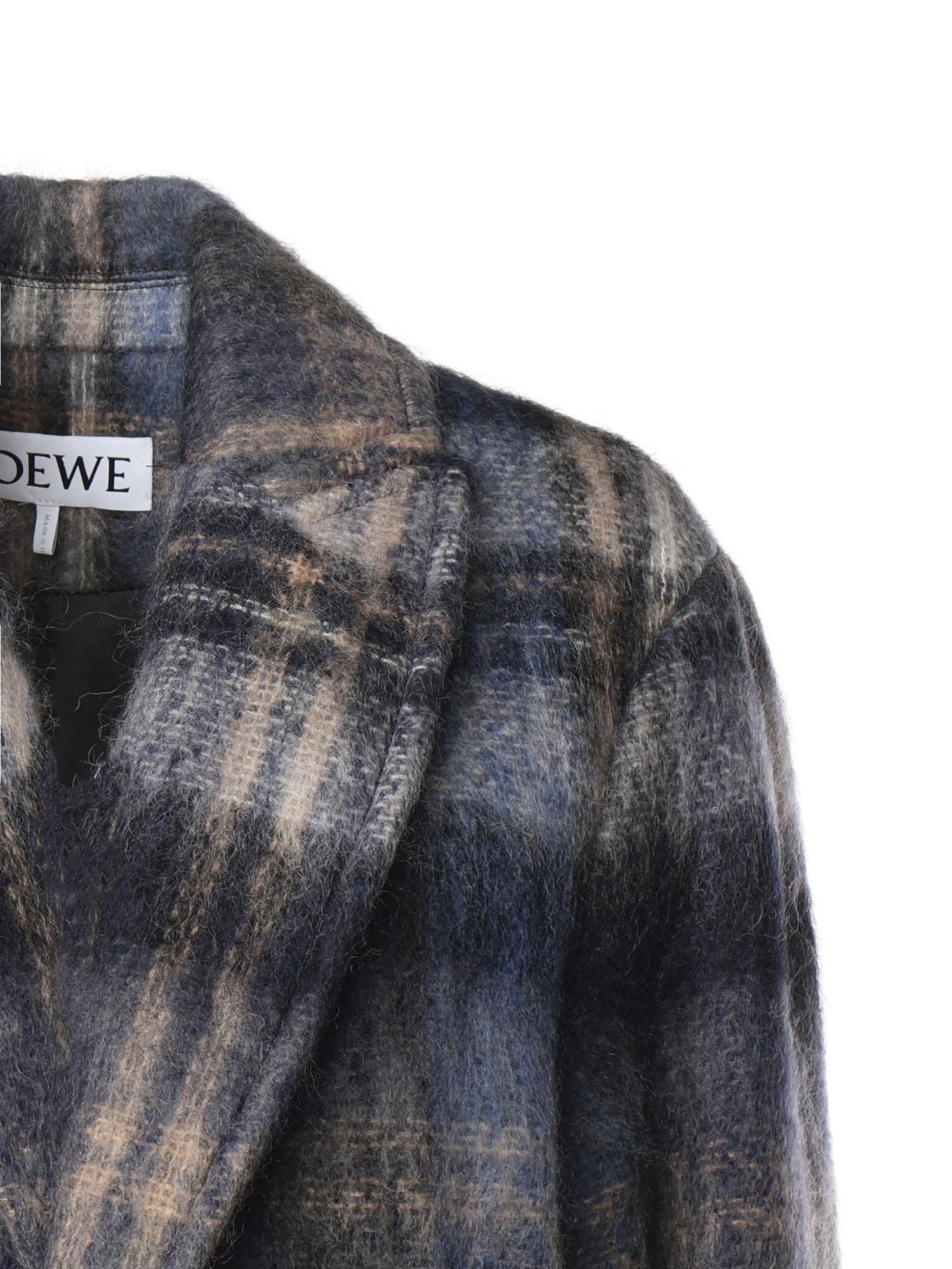 Cappotto in misto mohair e lana S540Y01XBH 4985 LOEWE 