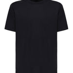 T-shirt girocollo in cotone AIGUE -BLU GIULIANO GALIANO 