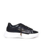 Sneakers Nemesis in nappa con stampa pitone NEMESIS2 PYTHONBLACK GIULIANO GALIANO 