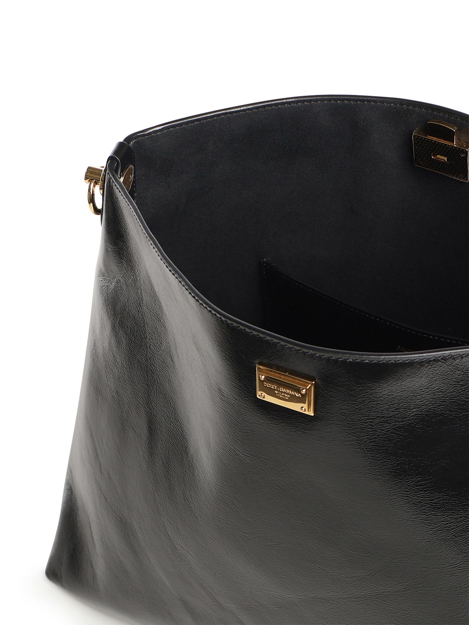 Borsa a spalla Vittoria grande in pelle di vitello BB7942 AZ00080999 DOLCE & GABBANA 