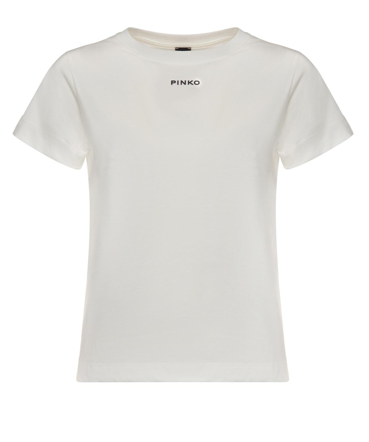 T-shirt con logo lettering 100373 A34FZ05 PINKO 