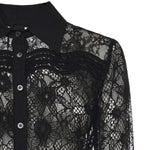 Camicia in tulle e pizzo 106600 A381Z99 PINKO 