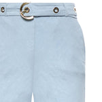 Pantaloni in misto lino con cintura 106548 A34GG45 PINKO 