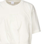 T-shirt cropped con ricamo logo 104257 A2F8Z05 PINKO 