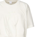 T-shirt cropped con ricamo logo 104257 A2F8Z05 PINKO 