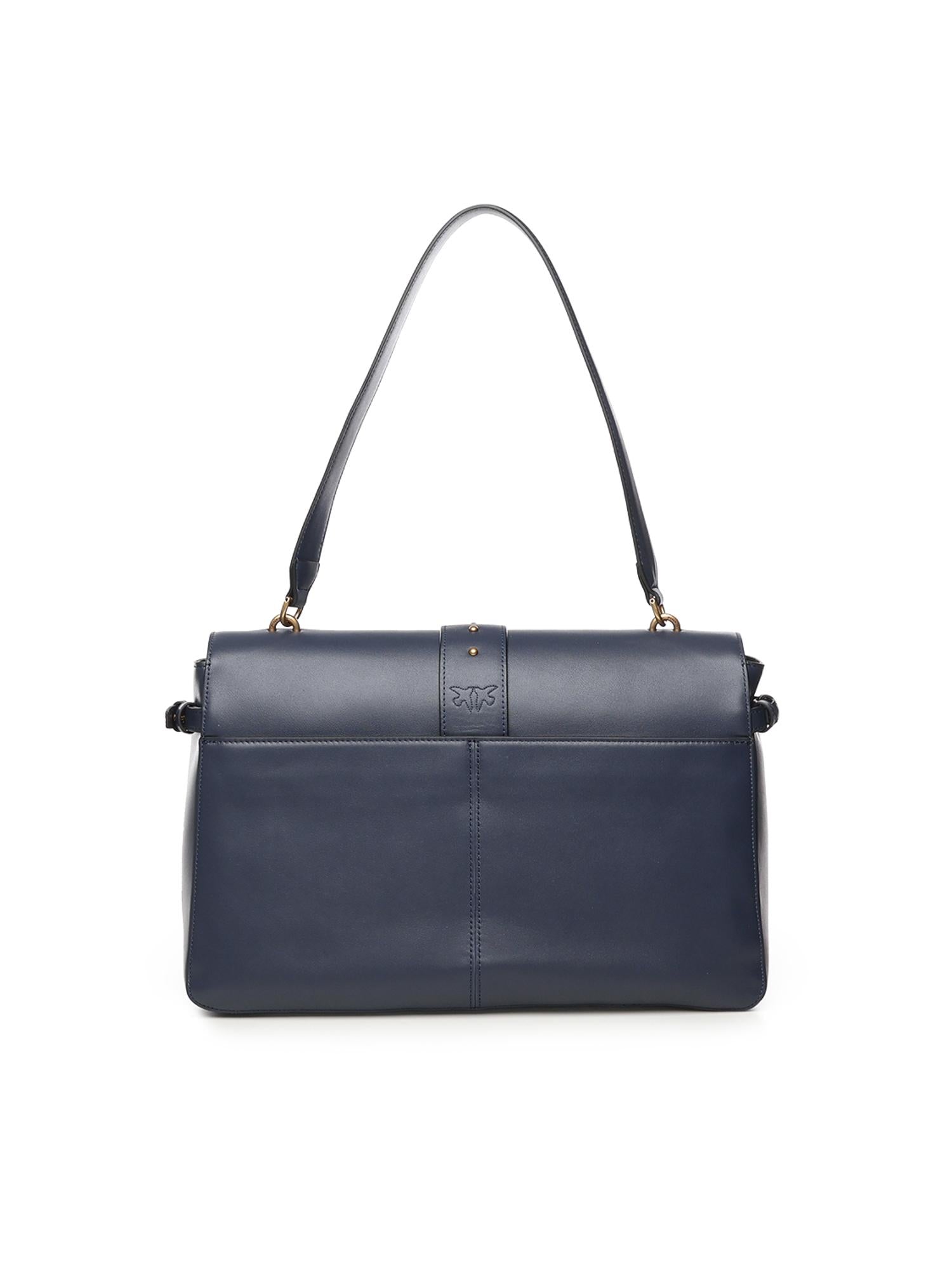 Borsa a spalla maxi Love Bag Slouchy in pelle 105067 A0QOG08Q PINKO 