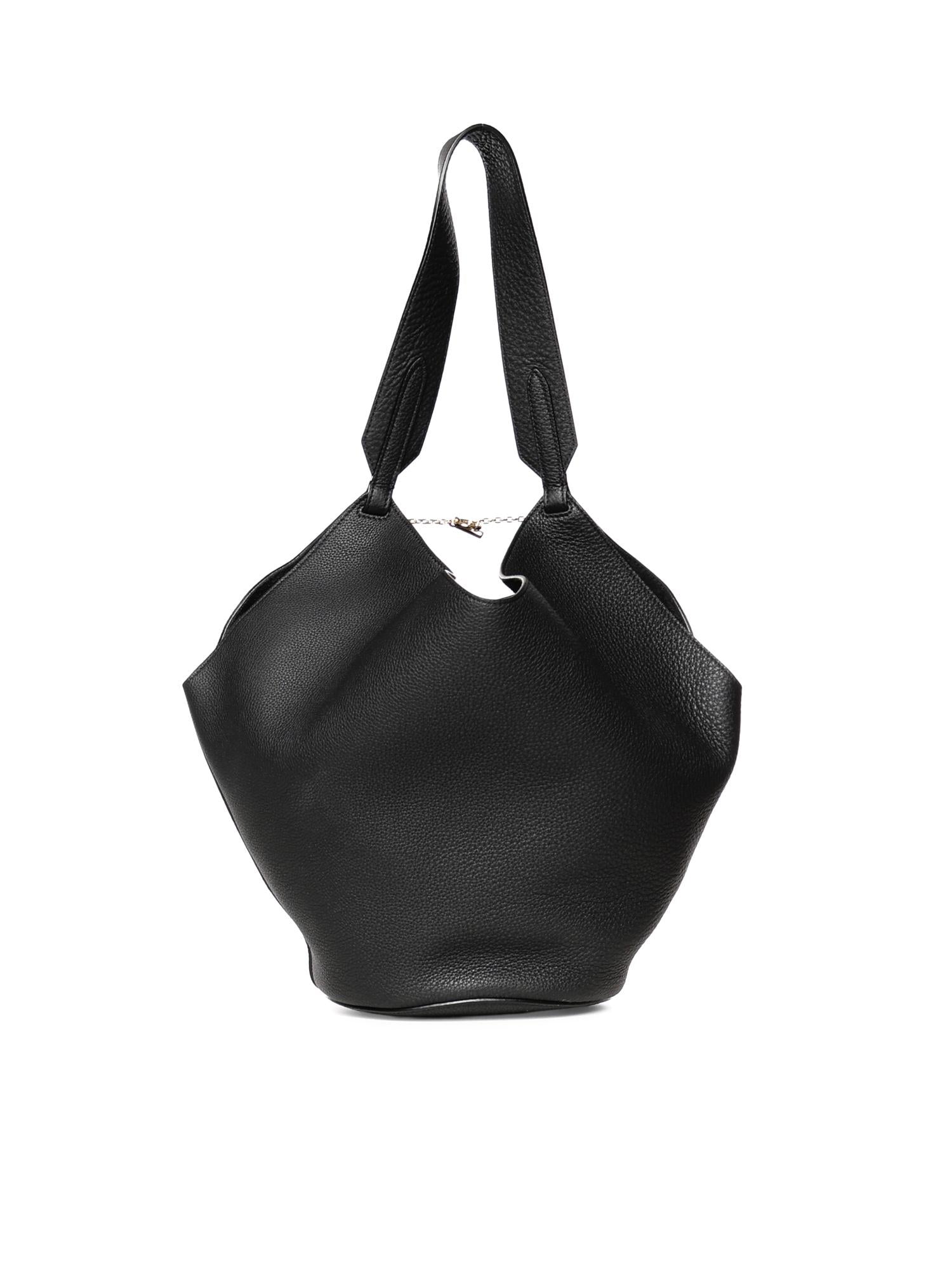 Borsa Lotus Small in pelle H2043 914200 KHAITE 