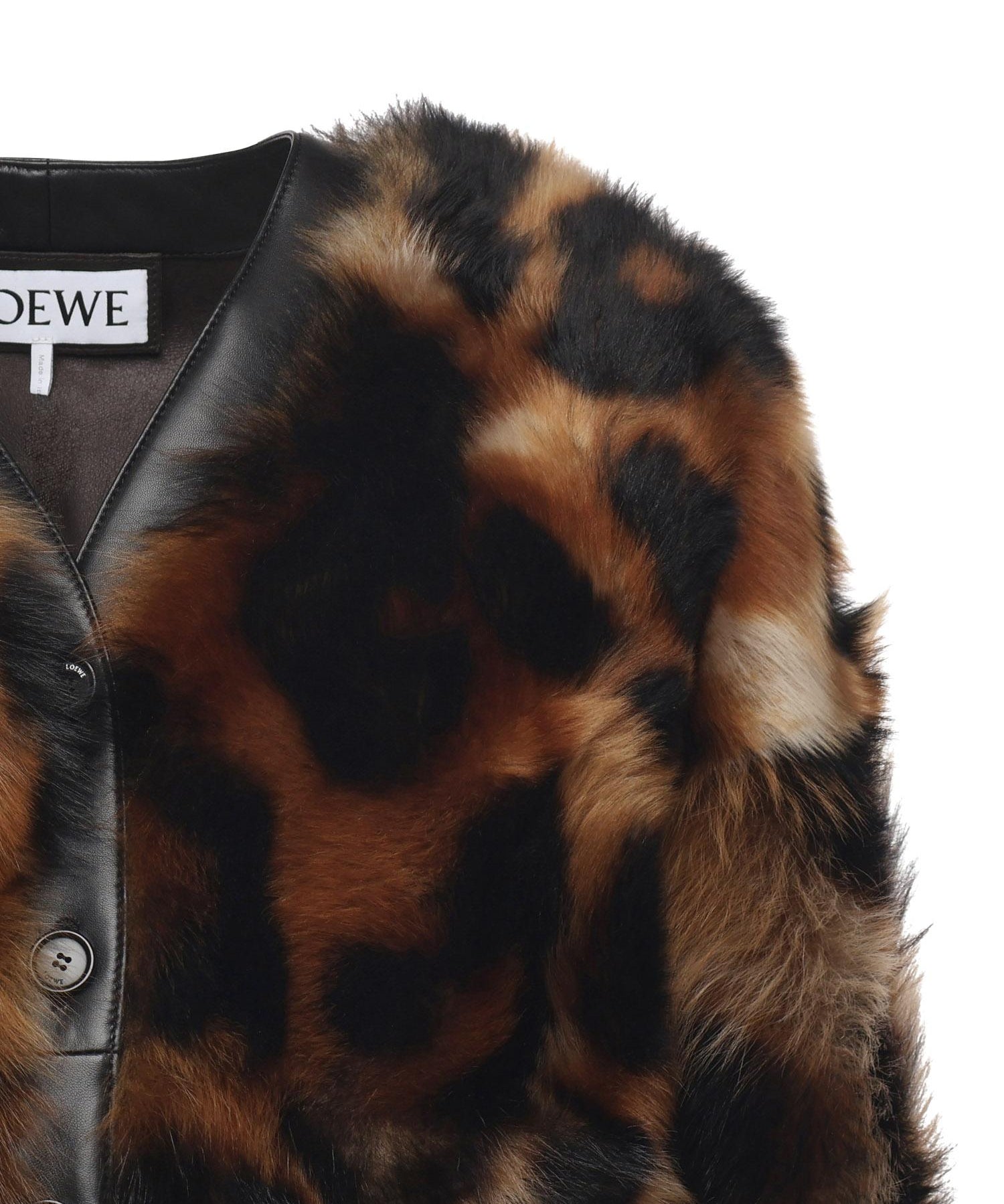 Cardigan in shearling S540Y2SL13 3100 LOEWE 