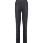 Pantaloni dritti gessati effetto brillante 106124 A305Z99 PINKO 