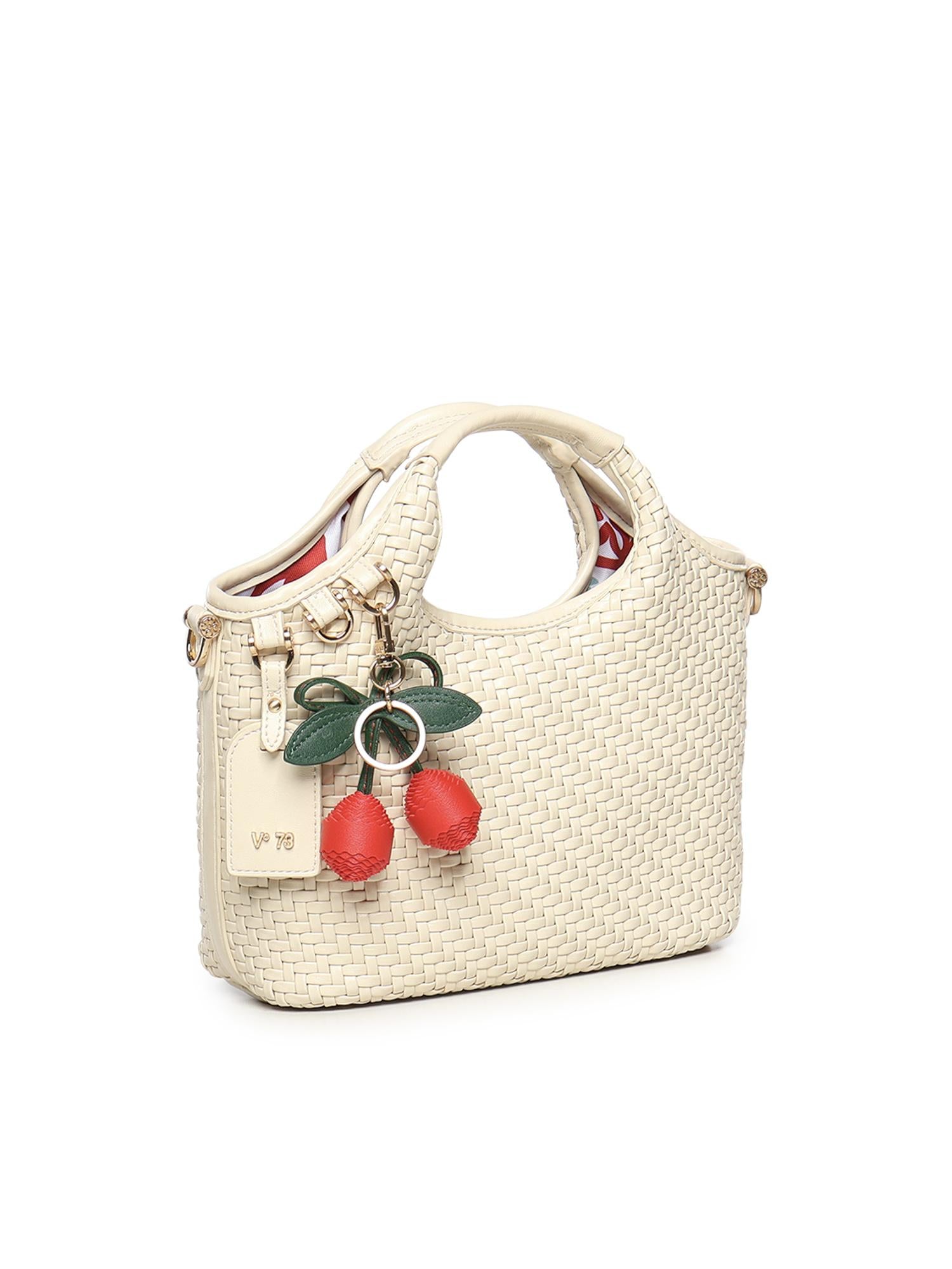 Mini bag Zelda in pelle 73BS9O602 ZELDAOFF WHITE V° 73 
