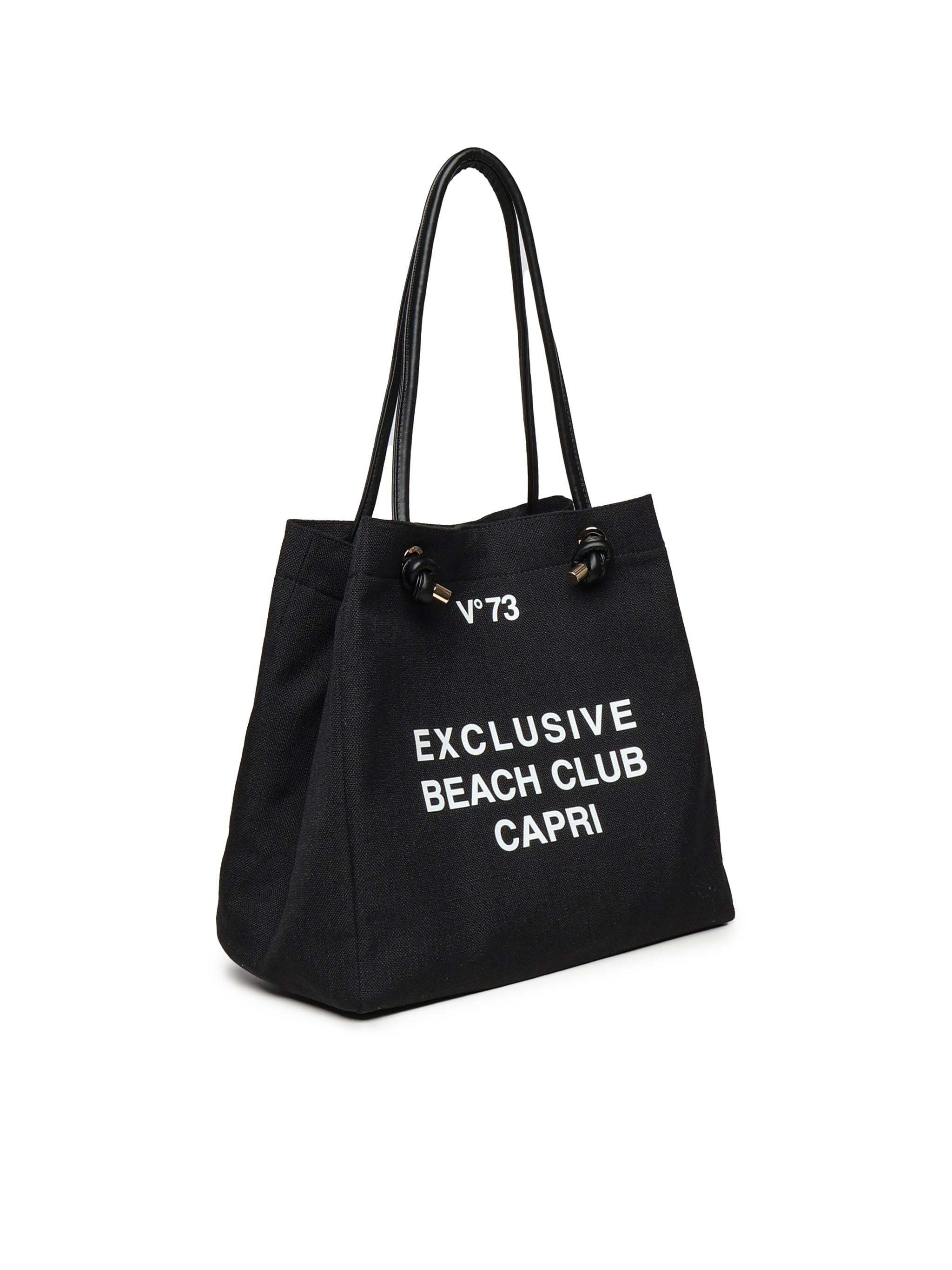 Borsa shooping Beach Club 73BS92701 BEACH CLUBNERO V° 73 