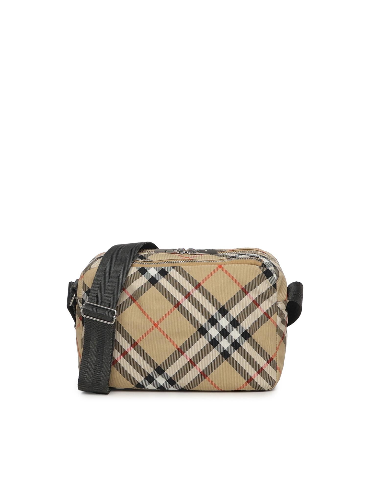 Borsa messenger con motivo Vintage Check 8091320 A2021 BURBERRY 