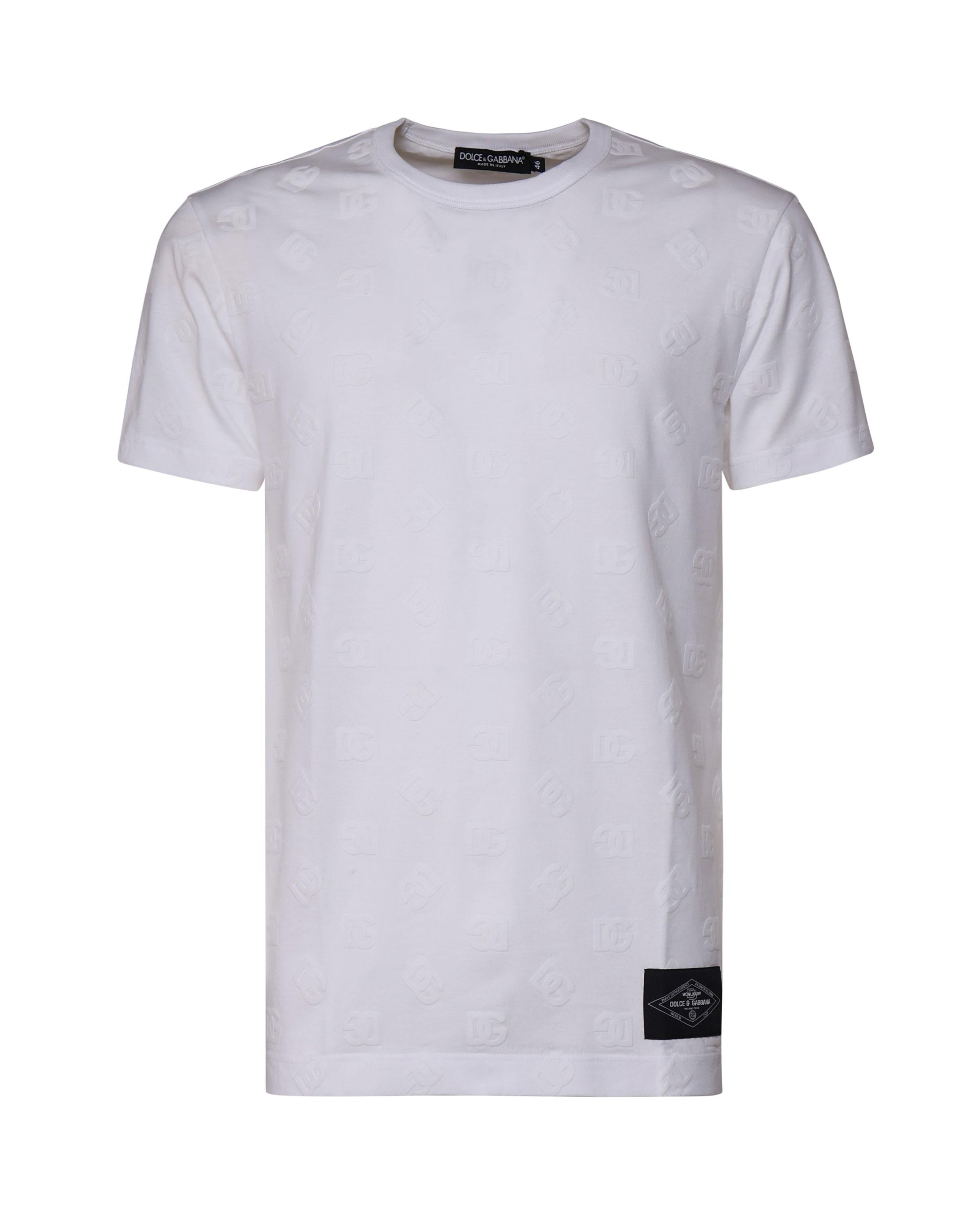 T-Shirt in cotone G8PT1T G7NWEW0800 DOLCE & GABBANA 