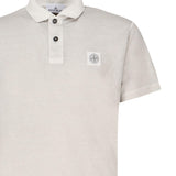 Polo a maniche corte con toppa Compass K1S152200205 S0057V0161 STONE ISLAND 