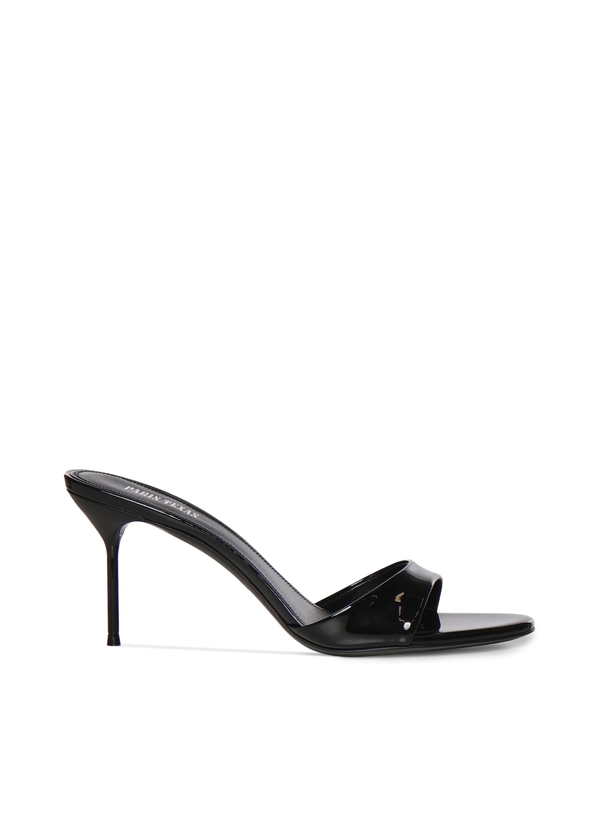 Mule Lidia in vernice PX1141 XVN01PATENT BLACK PARIS TEXAS 