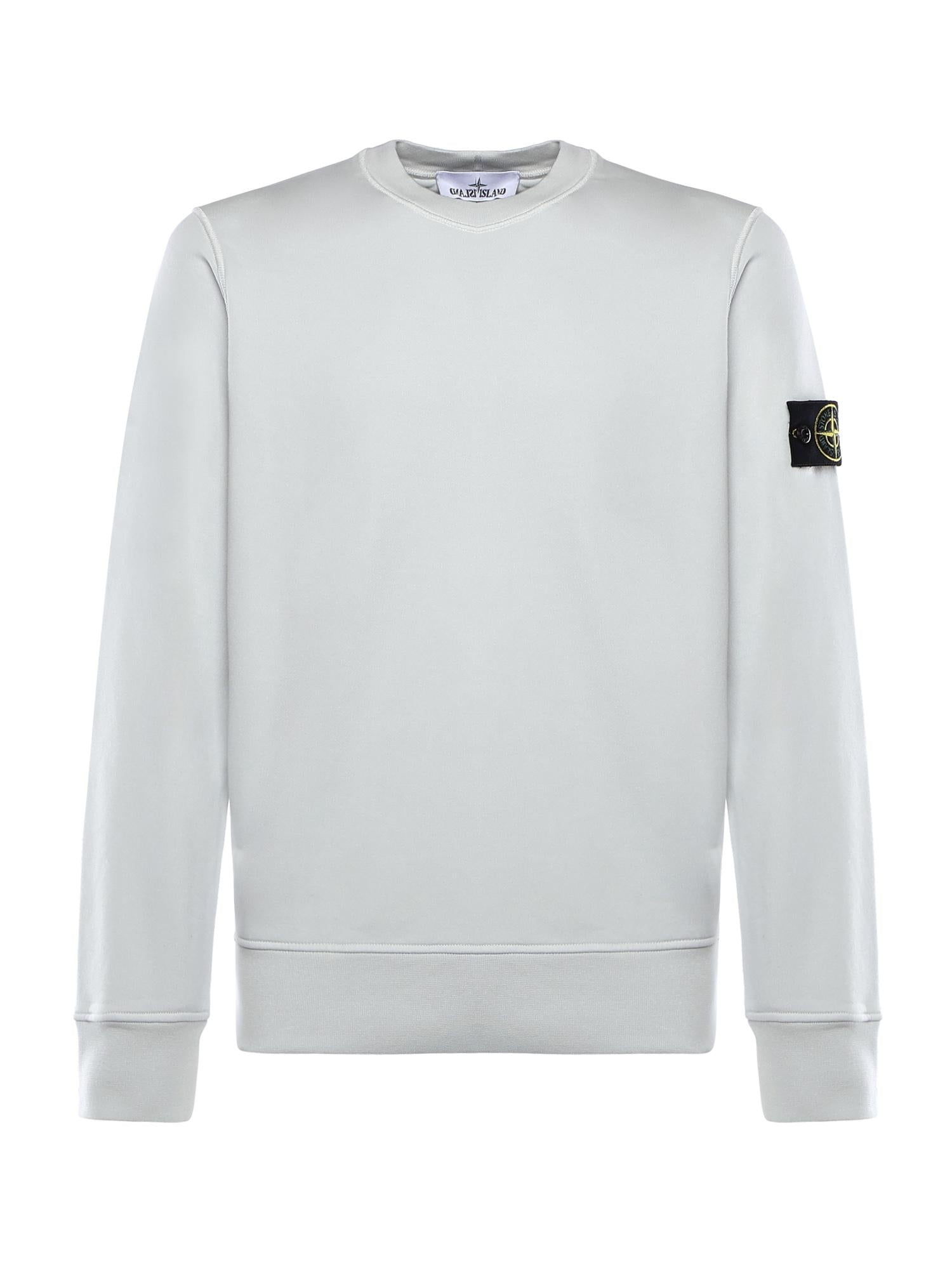 Felpa in cotone con logo L1S156100060 S0051V0041 STONE ISLAND 