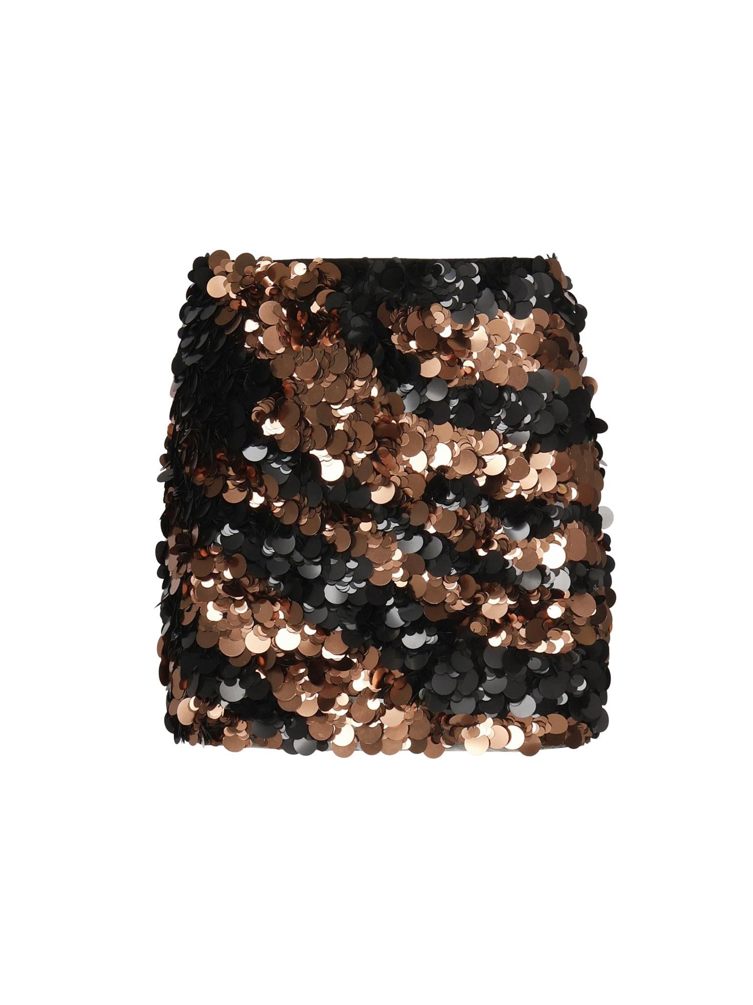 Minigonna Amber con paillettes 5GGD39 6331AFJ7Q MARCIANO BY GUESS 