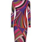 Abito a tubino con stampa Iride 5UJG66 5U755011 PUCCI 