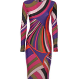 Abito a tubino con stampa Iride 5UJG66 5U755011 PUCCI 