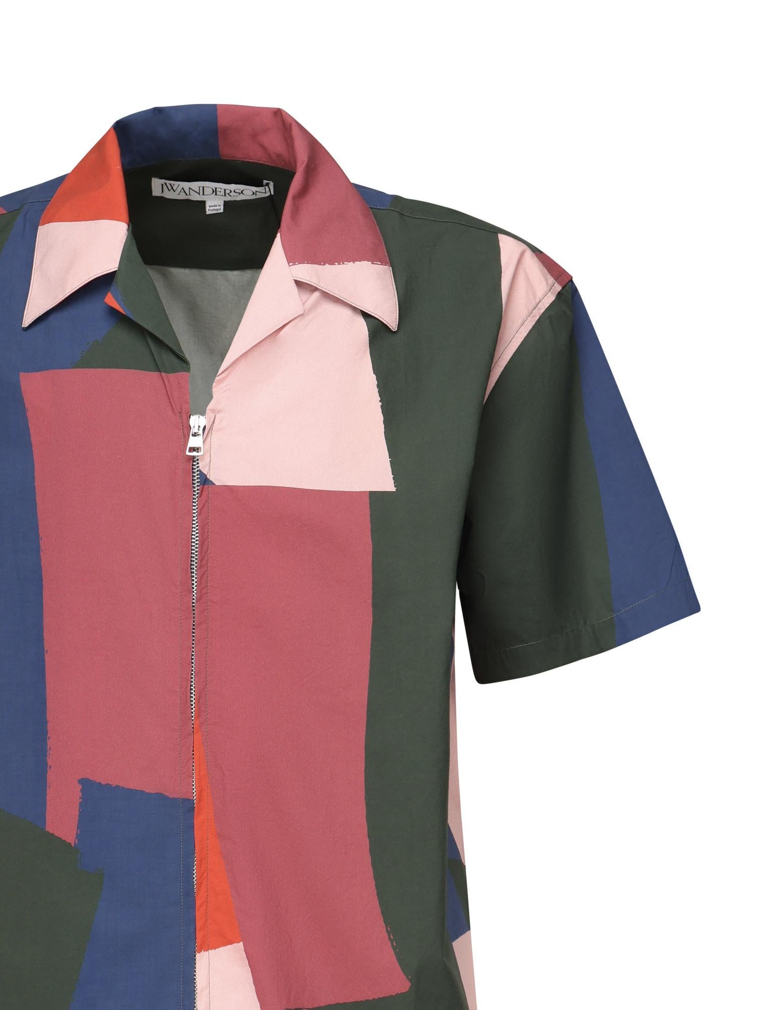 Camicia con stampa in cotone SH0348 PG1727000 JW ANDERSON 