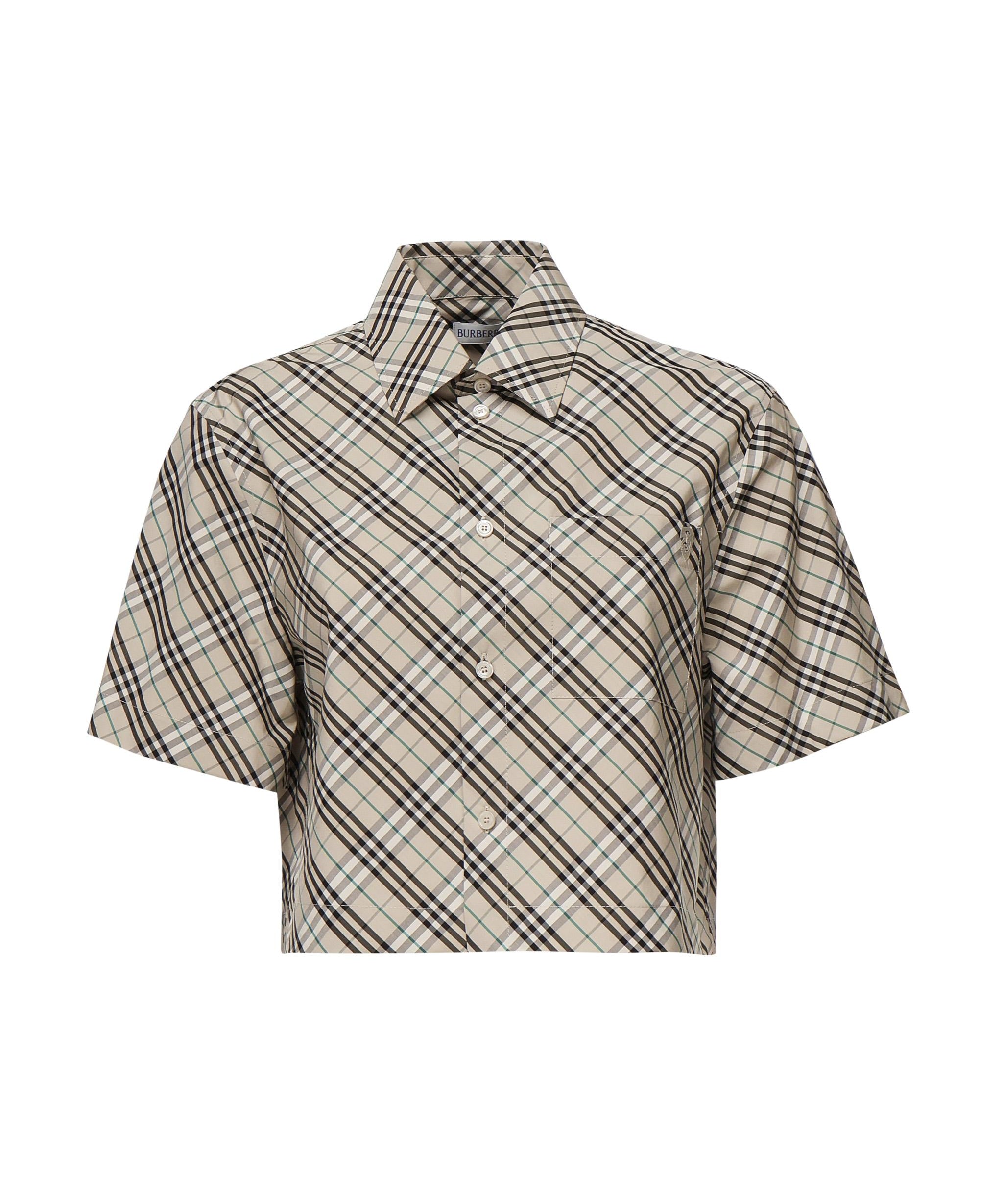 Camicia cropped Check 8101121 C1849 BURBERRY 
