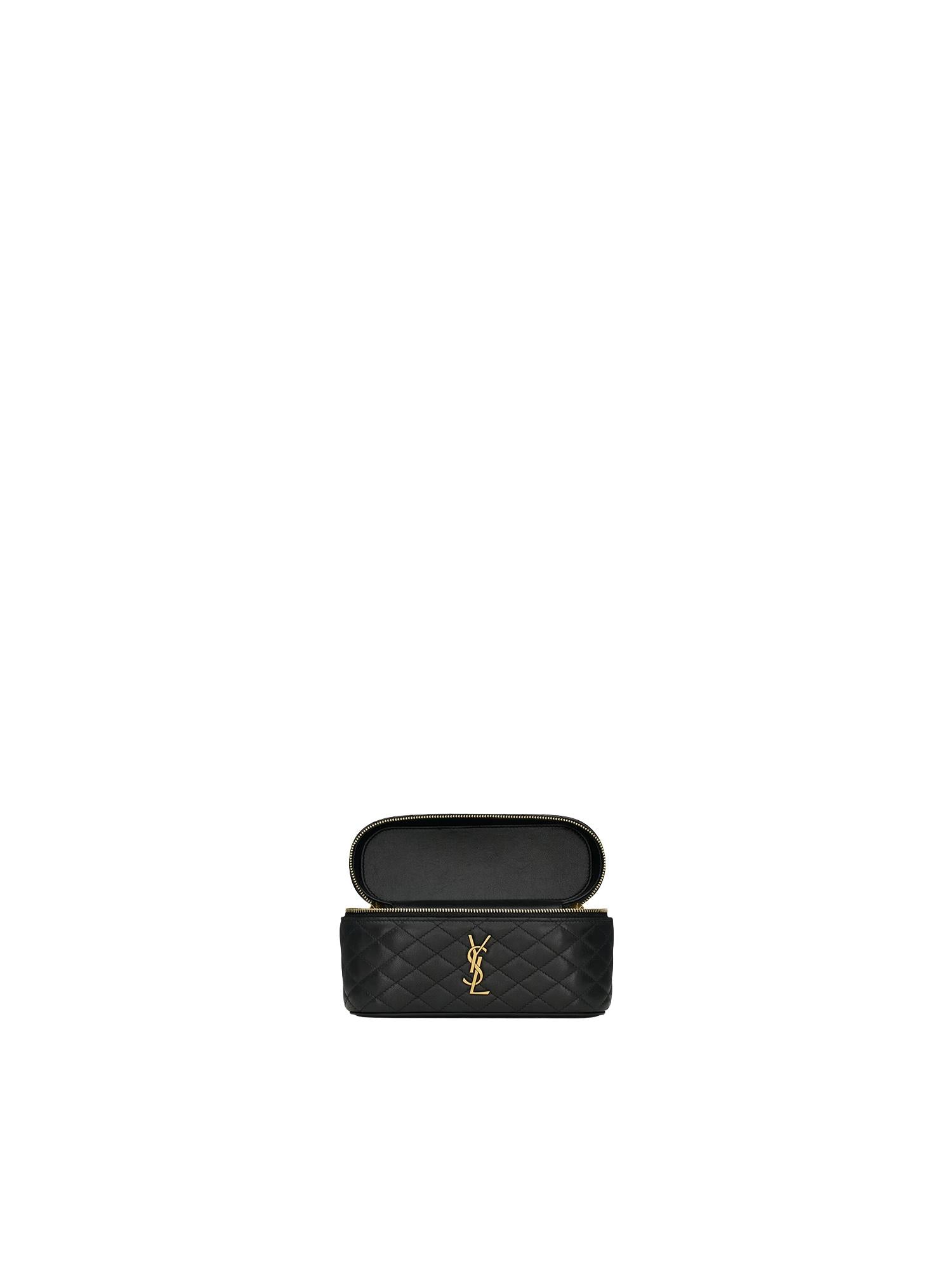 Borsa Gaby Vanity in pelle di agnello 766731 1EL071000 SAINT LAURENT 