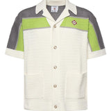Camicia a righe all'uncinetto MSP26KW1207 01 CASABLANCA 