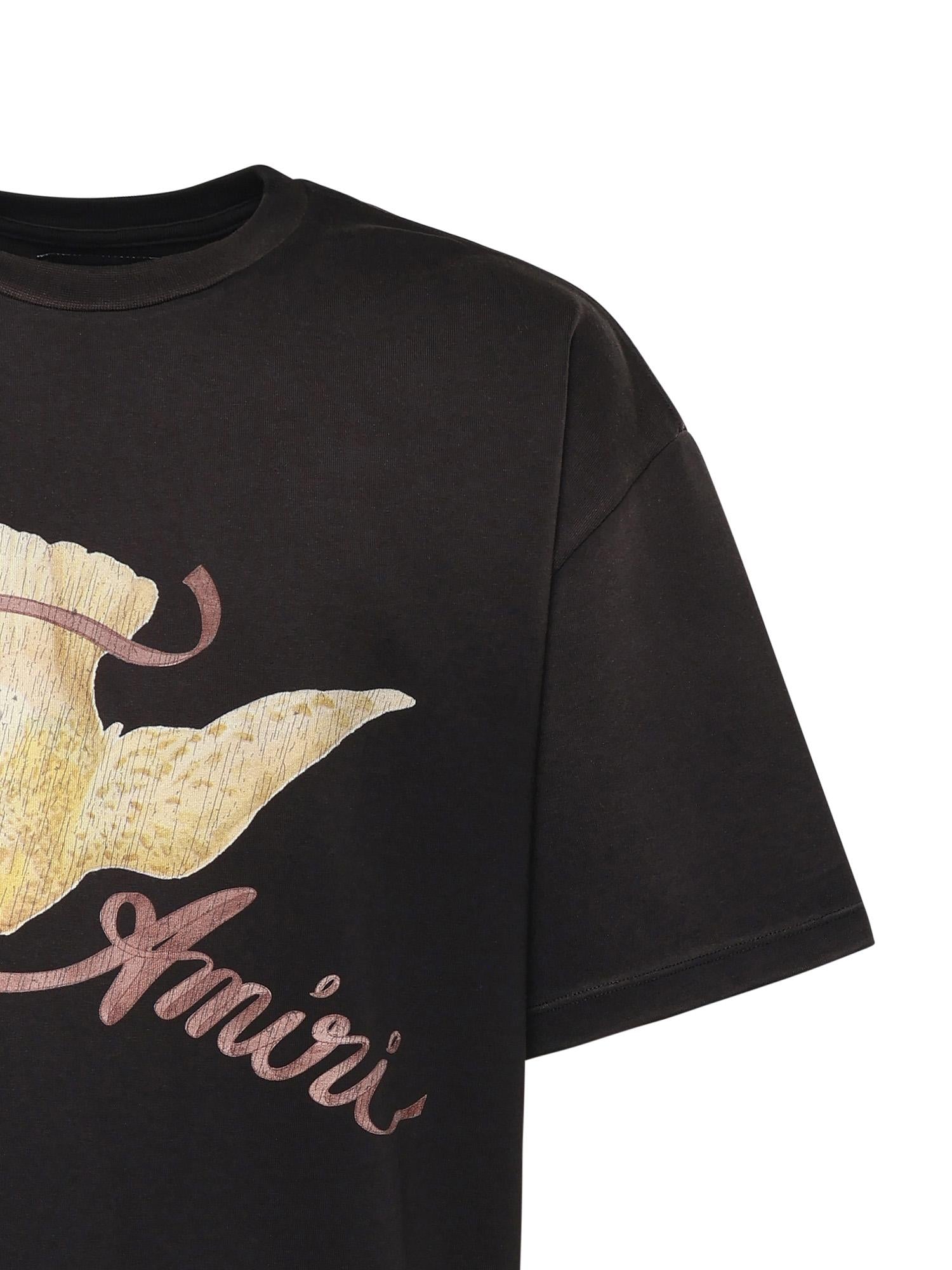 T-shirt con stampa in cotone AMTOJR1131 001 AMIRI 