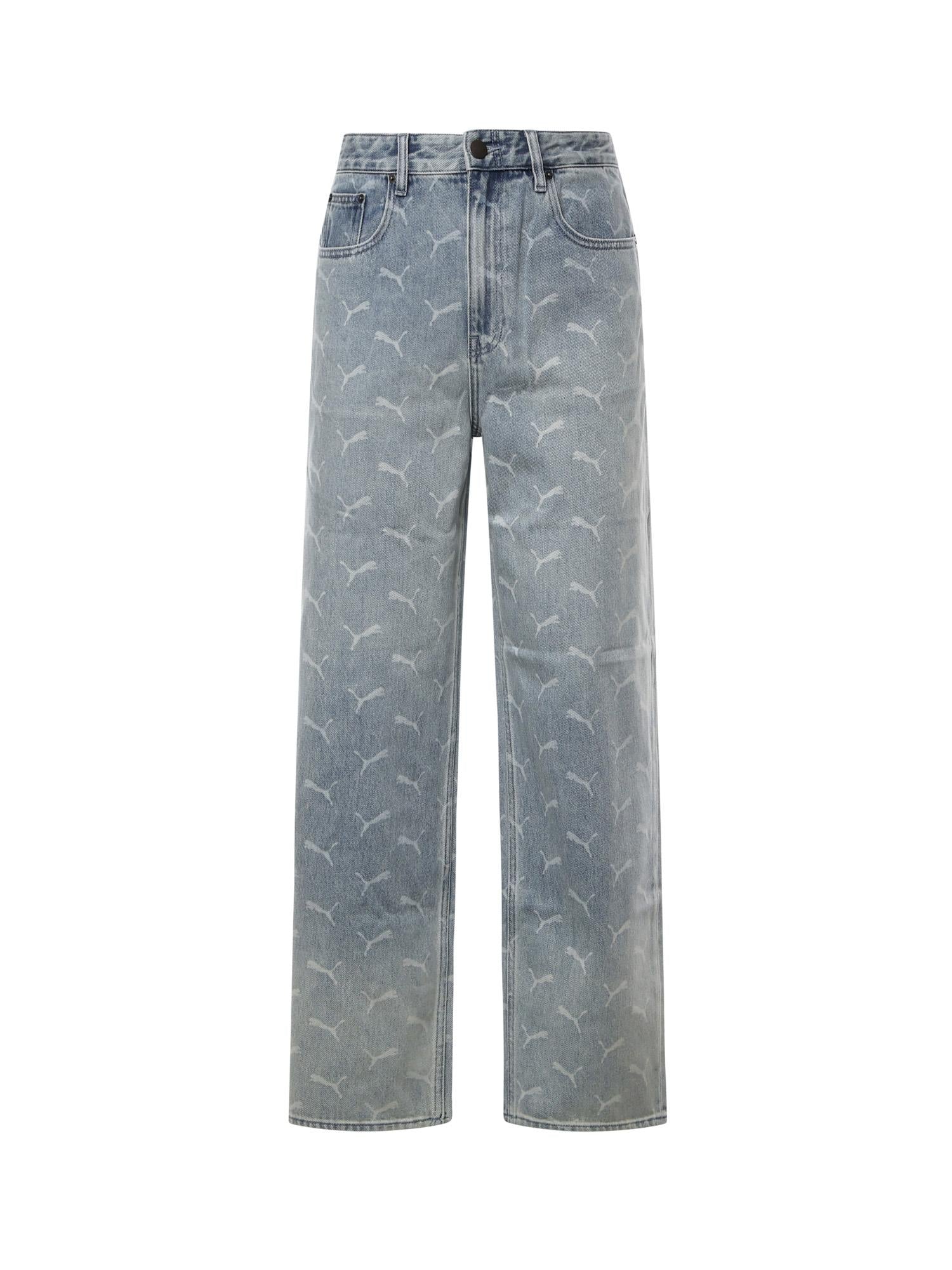 PUMA x A$AP ROCKY Pantaloni in denim con monogramma laser 63342801  PUMA X ASAP ROCKY 