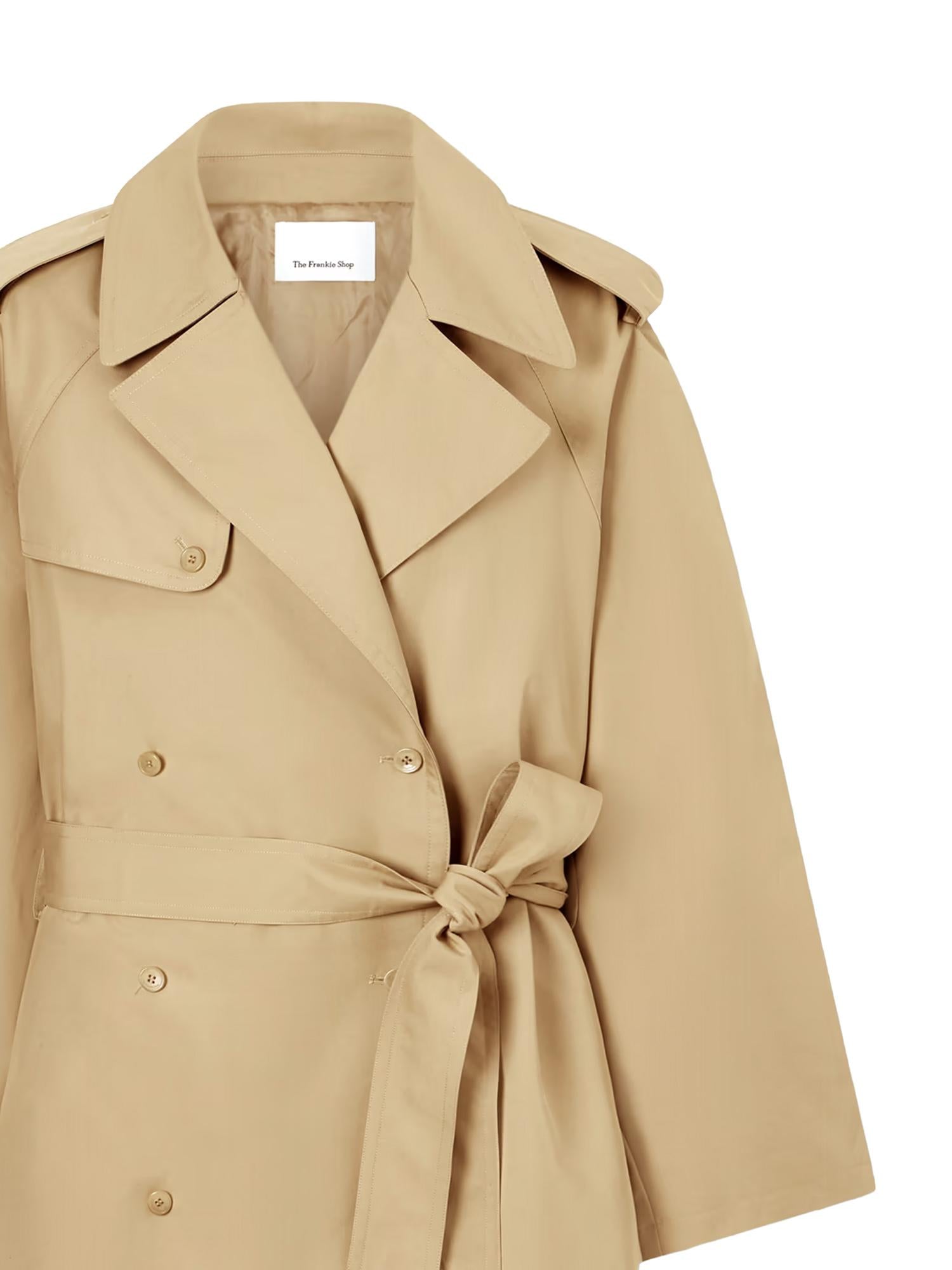 Trench Riva in cotone TRFS21802211  THE FRANKIE SHOP 