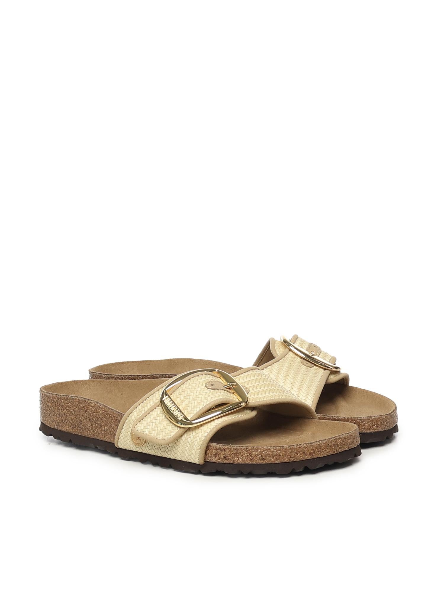 Sandali Madrid Big Buckle Raffia 1029035  BIRKENSTOCK 