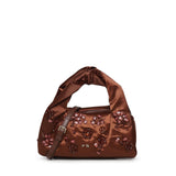 Mini bag con applicazioni floreali 73BS9MZ01 KAYLACIOCCOLATO V° 73 