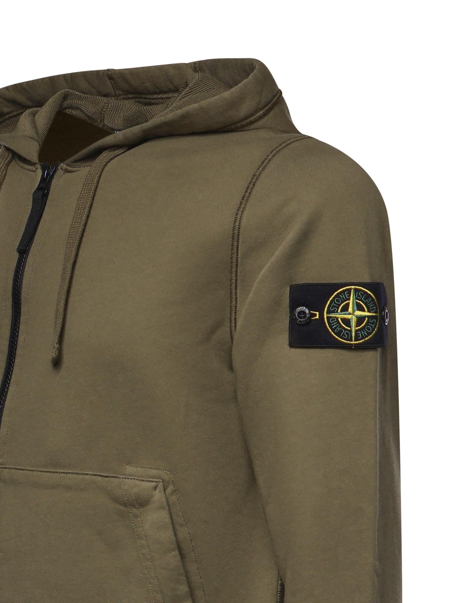 Felpa in cotone con logo L1S156100061 S0051V005G STONE ISLAND 