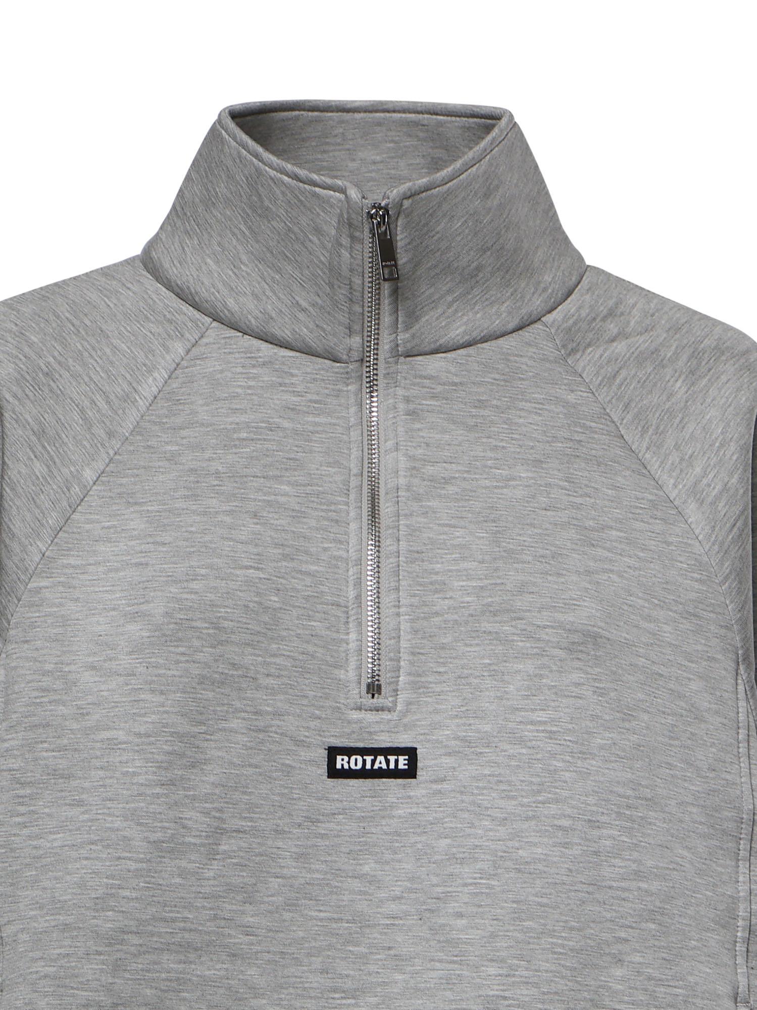 Giacca scuba half zip con logo 116241 1472 ROTATE 